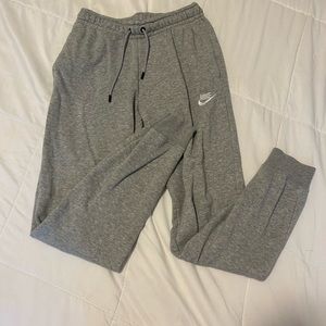 Grey Nike sweatpants